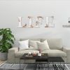 Large Wooden Letters 12 Inch Rustic Wooden Letters B for Wall Decor Home Wood Letters Sunflower Big Wood Wall Letters Decor for Living Room Bedroom Pa