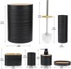 Bathroom Accessories Set Bath Ensemble Includes Soap Dispenser, Toothbrush Holder, Toothbrush Cup